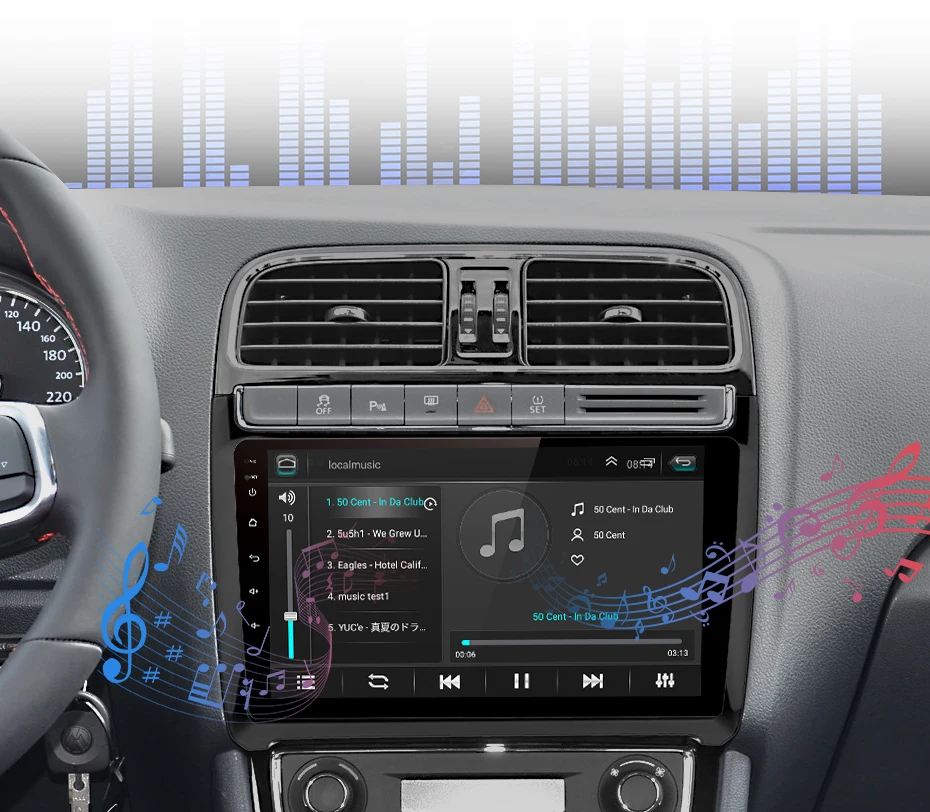 Junsun V1 2G+ 32G Android 9,0 для Volkswagen POLO 2012- автомобильный Радио мультимедийный видео плеер gps RDS 2 din dvd