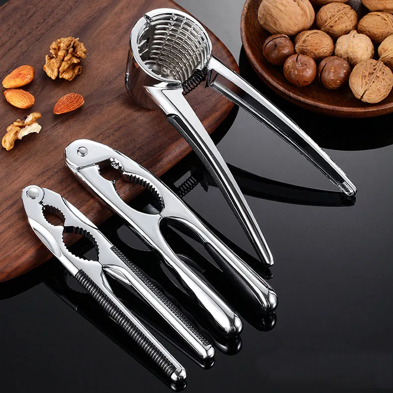 

Portable Nut Cracker Kitchen Gadgets Tool Sheller Almond Walnut Hazelnut Opener Metal Opener Nutcracker Kitchen Accessories