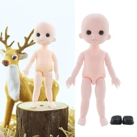 6inch 13 jointed unpainted figure doll body makeup replacements accessory