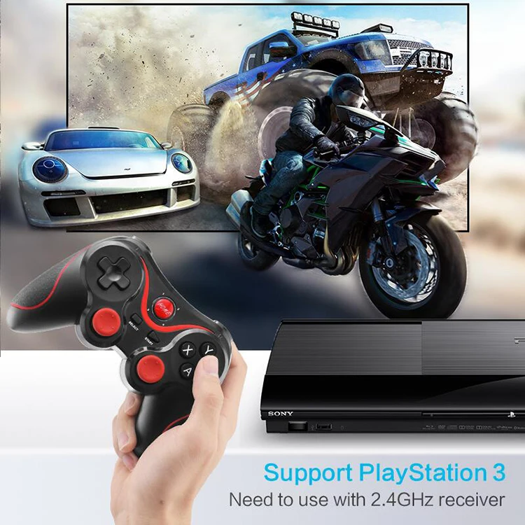 Данных лягушка Беспроводной Bluetooth Gamepad Game Управление Лер для Android-смартфон для PS3 PC ноутбук игровой пульт
