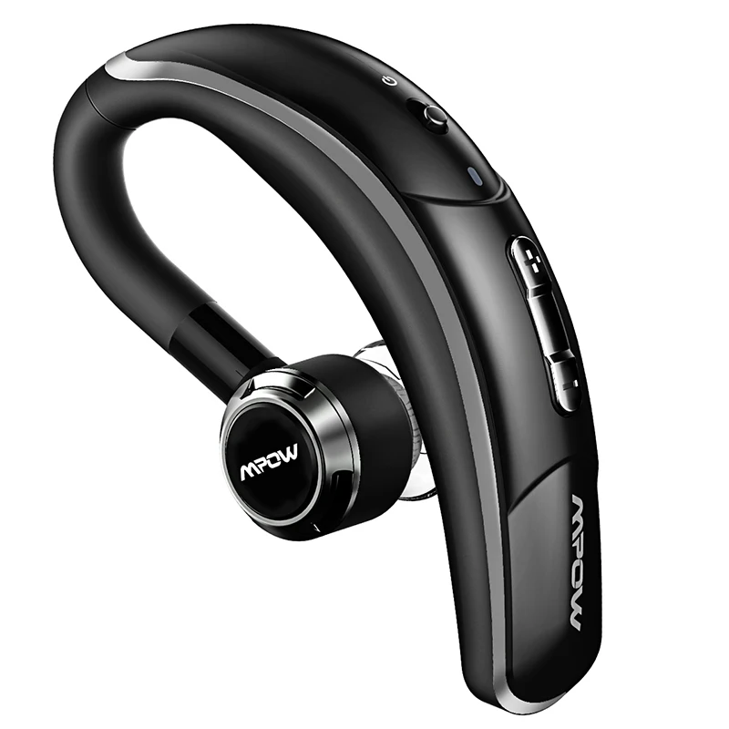 Black Earbud Mpow BH028 Bluetooth 4,1 наушники одиночные беспроводные наушники 280 часов в режиме ожидания громкой связи Bluetooth наушники с микрофоном для бизнеса - Цвет: Black Earbud