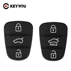 Чехол-брелок для ключей, резиновая накладка, для Hyundai IX35, I30, Tucson, l10, l20, l30, Kia Rio, Accent K2, K5, Rio, Sportage, 3 кнопки