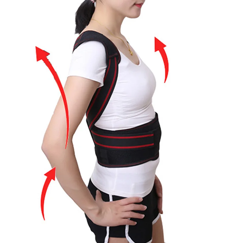 Корректор осанки для спины поддержка поясницы плеч улучшения и облегчения боли в