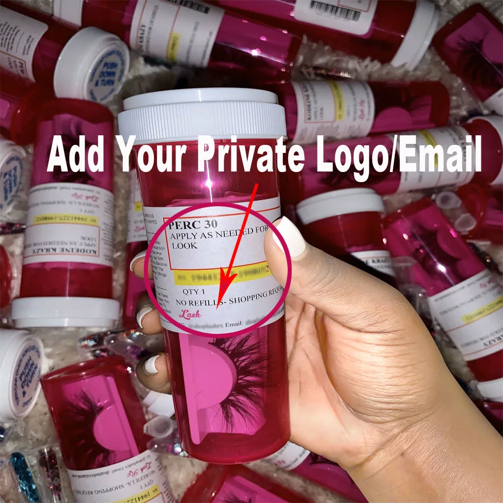 Оптовая продажа ресниц посылка коробка бутылка таблеток ненатуральные