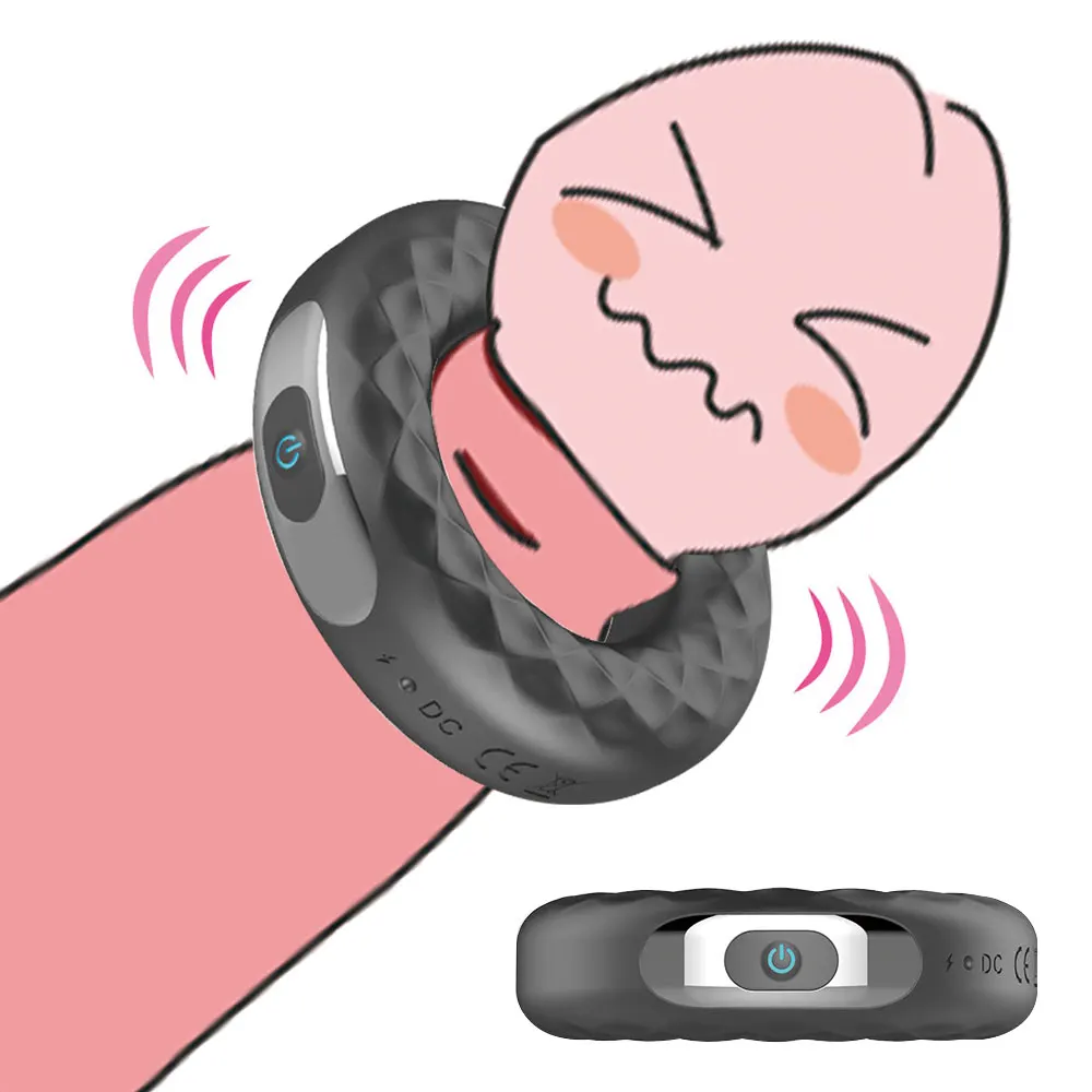 Кольцо-вибратор для пениса 10 частотных колец