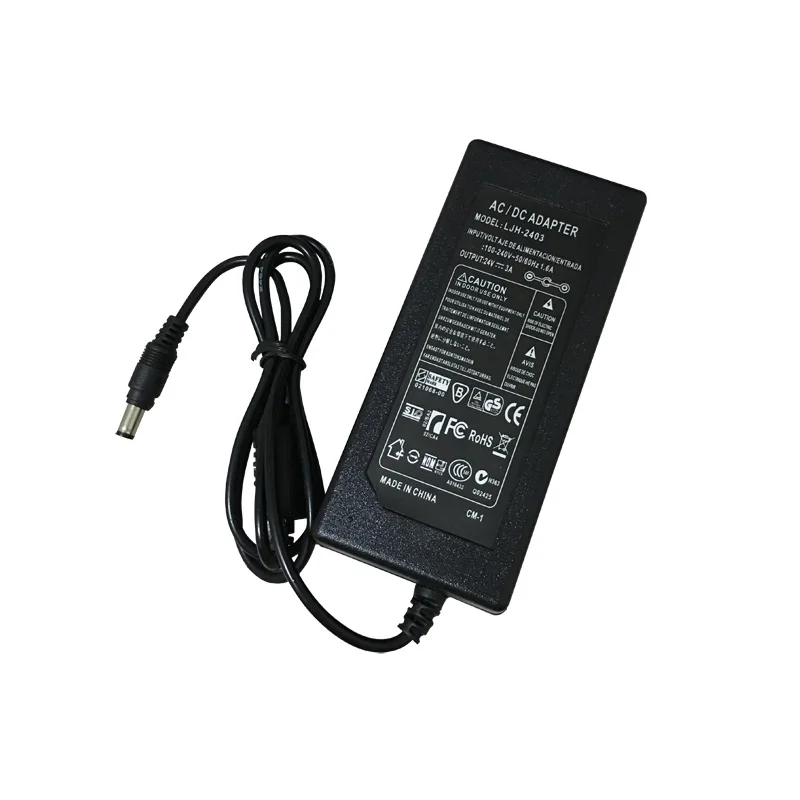 24V AC/DC Charger Adapter Power Supply Power Cord for Logite