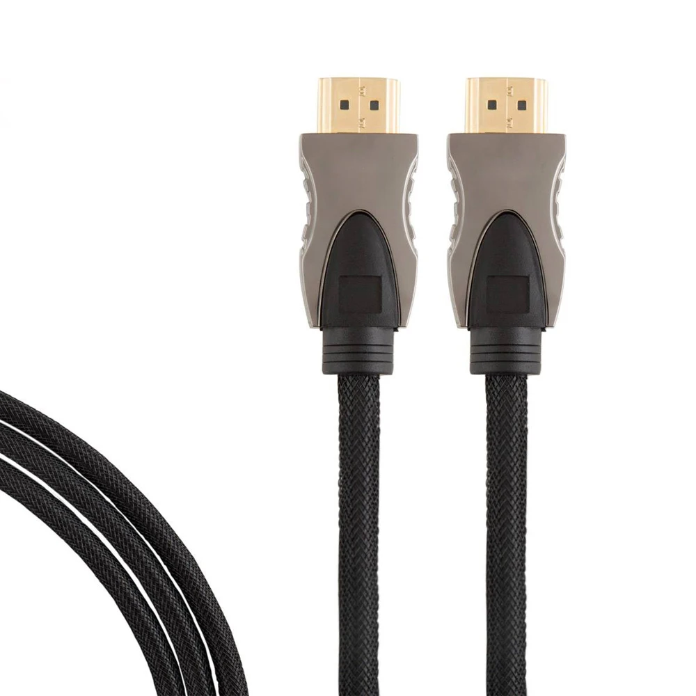 Кабель HDMI совместимый премиум класса 1 4 10 м 4K 30 Гц HDCP CEC HDR ARC нейлоновая сетка и