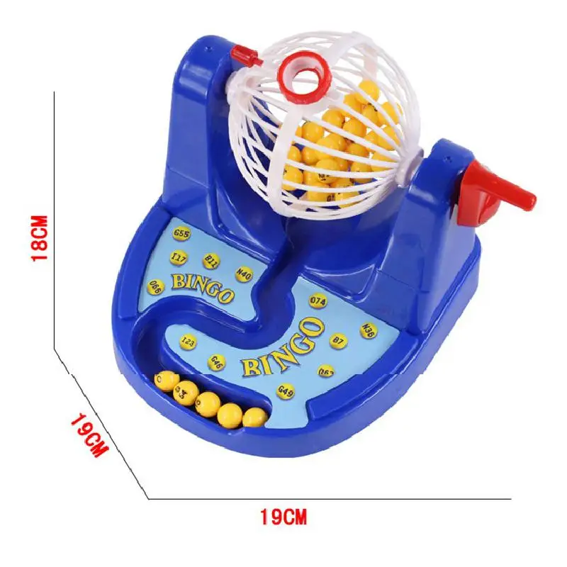 

Bingo Game Console Simulative Lottery Machine Children Educational Toys Creative Bingo Machine Party Game Props Interactive Toys
