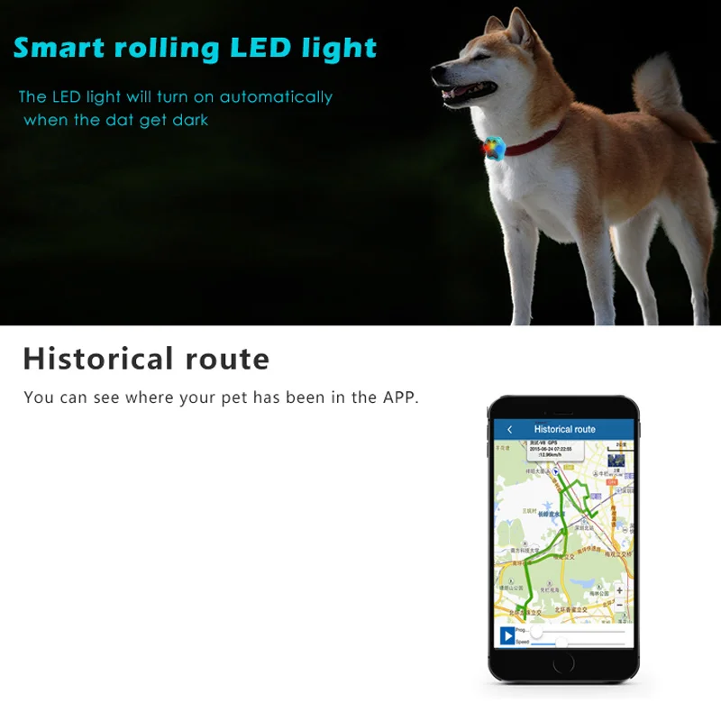 Умный 2G GSM водонепроницаемый IP67 Pet wifi+ gps+ LBS+ gps трекер ошейник для собак кошек в режиме реального времени бесплатное приложение гео-забор анти-потеря