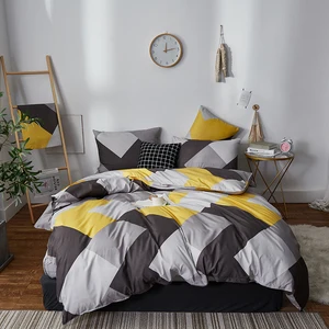 Alanna HD-ALL Модный комплект постельное бельё Pure AB Простые двухсторонние простые простыни с рисунком, пододеяльник наволочка 4-7 шт. постельного белья