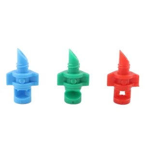 50 шт., пластиковый распылитель для полива, 90-180 градусов