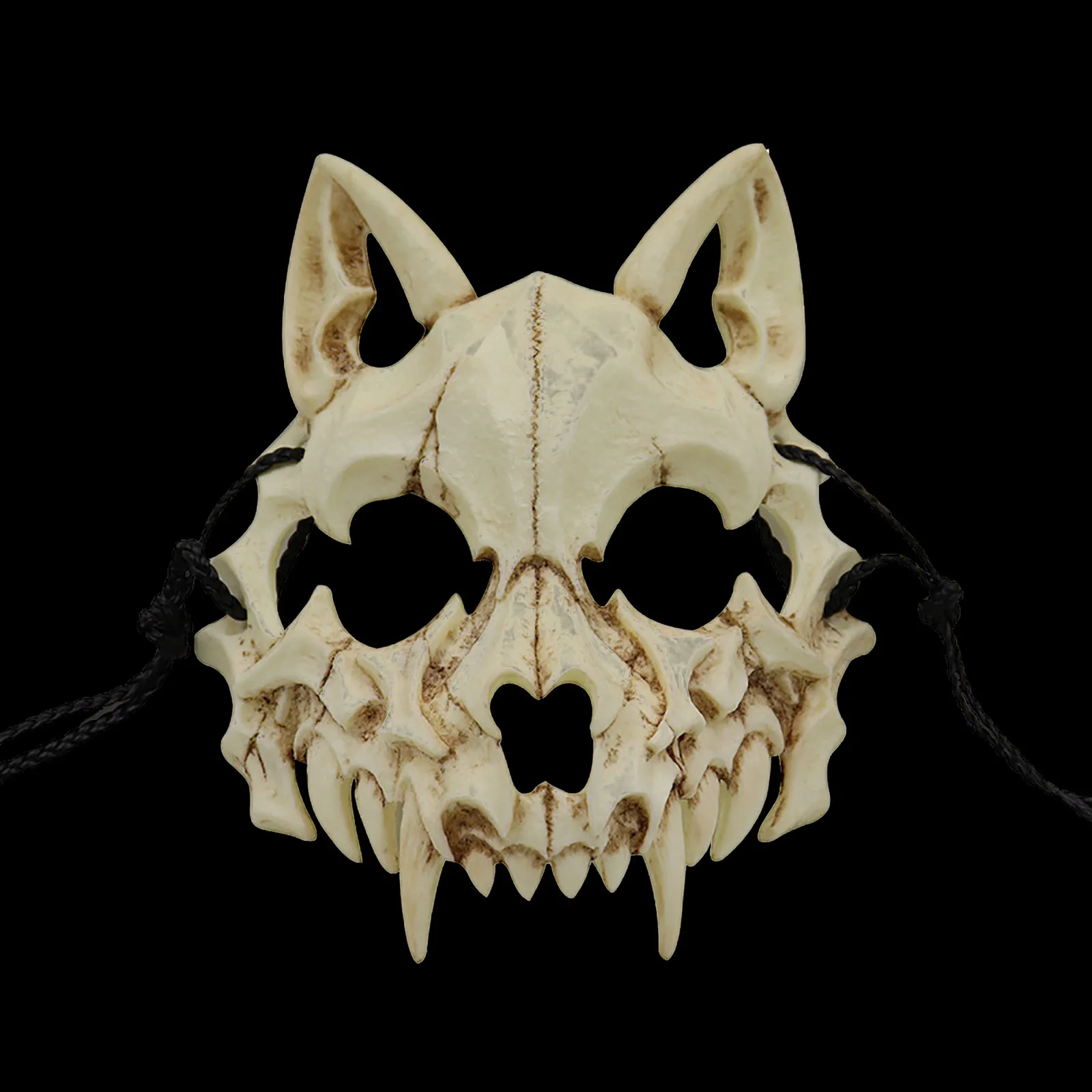 Японская Маска Бога дракона Хэллоуин полиуретановая маска Тэнгу белый череп