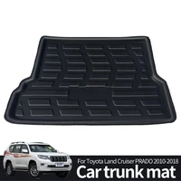 car trunk mats for toyota land cruiser prado 2010 2018 rear storage waterproof floor sheet carpet accessories