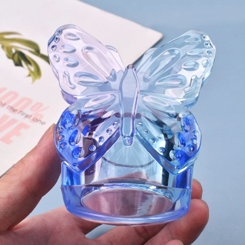 

DIY Crafts Decor Crystal Epoxy Resin Mold Butterfly Storage Box Silicone Mould X7YA