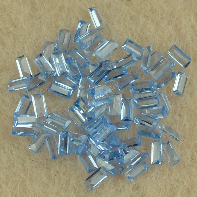 5A 119 # светильник-голубой синтетический шпинель небольшая прямоугольная форма