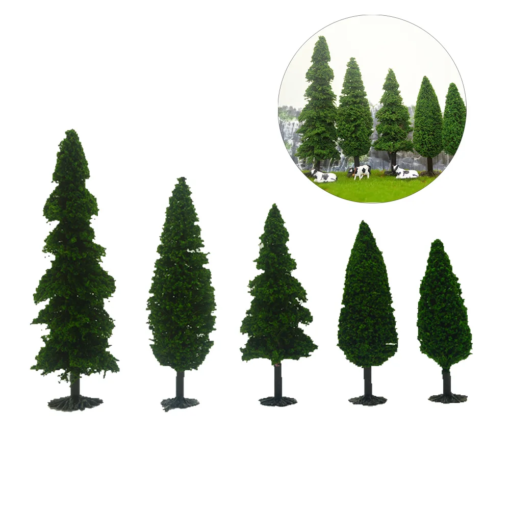 10 шт. миниатюрная модель деревьев архитектура песочный стол для строительства