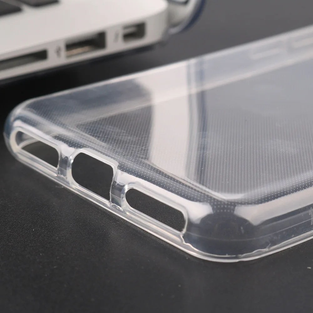 Резиновый прозрачный мягкий чехол из ТПУ для Alcatel 1V 2019 силиконовая защитная