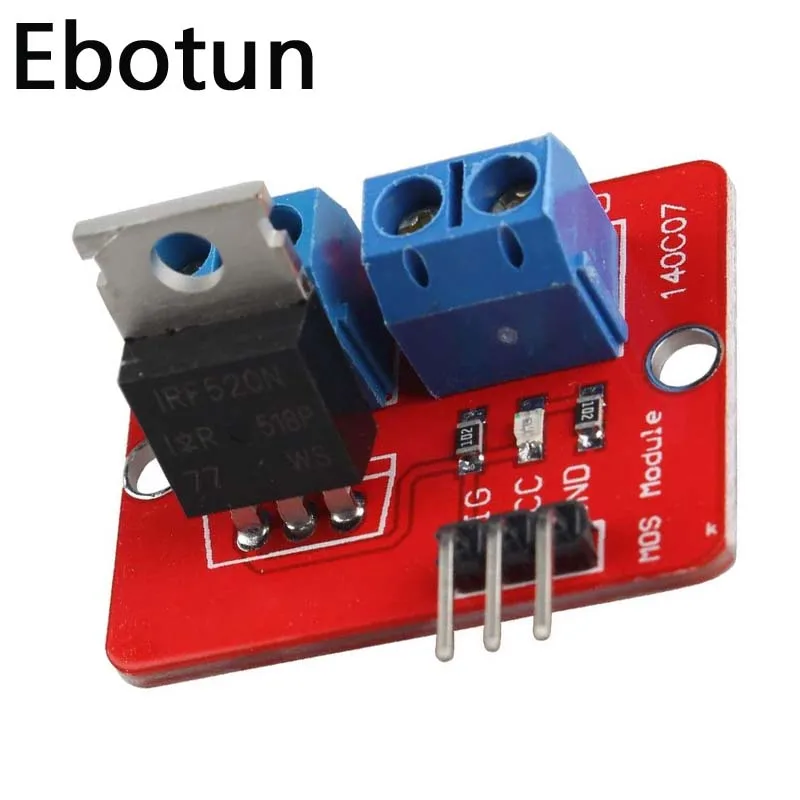 Модуль платы прерывания драйвера IRF520 MOSFET IRF520N MOS Переключатель FET PWM Arduino Pi |