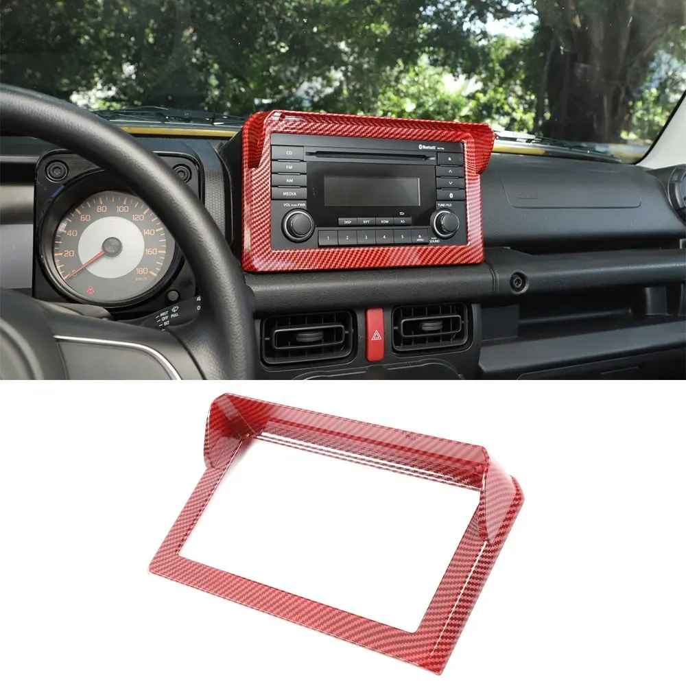 

Carbon Fiber ABS Navigation GPS Decorative Cover Kit For Suzuki Jimny 2019-2020
