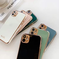 high quality 6d6 color for iphone se2020 11 pro x xs max xr 7 8 plus solid color anti fall mobile phone case