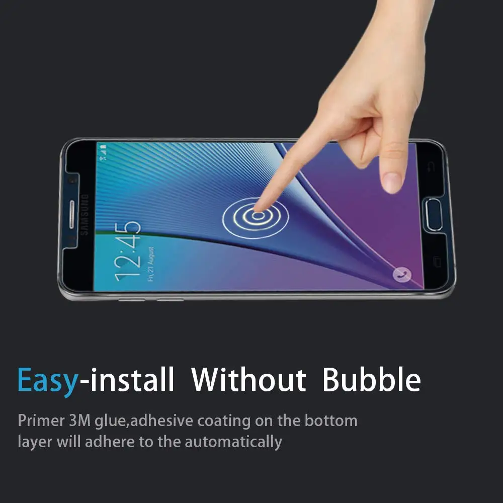 Закаленное стекло 9H для Samsung Galaxy Note 2 3 4 5 N7100 N9000 | Мобильные телефоны и аксессуары