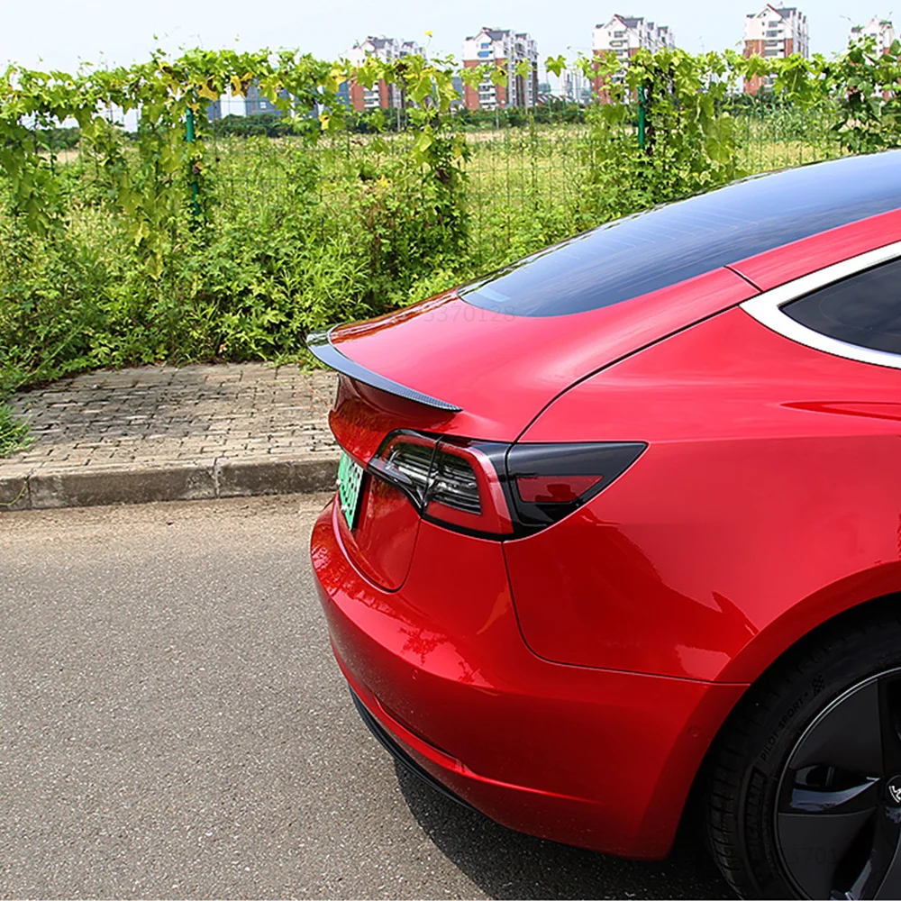 Для Tesla Model 3 высококачественный спойлер из углеродного волокна 2017 2018 2019 2020 задний