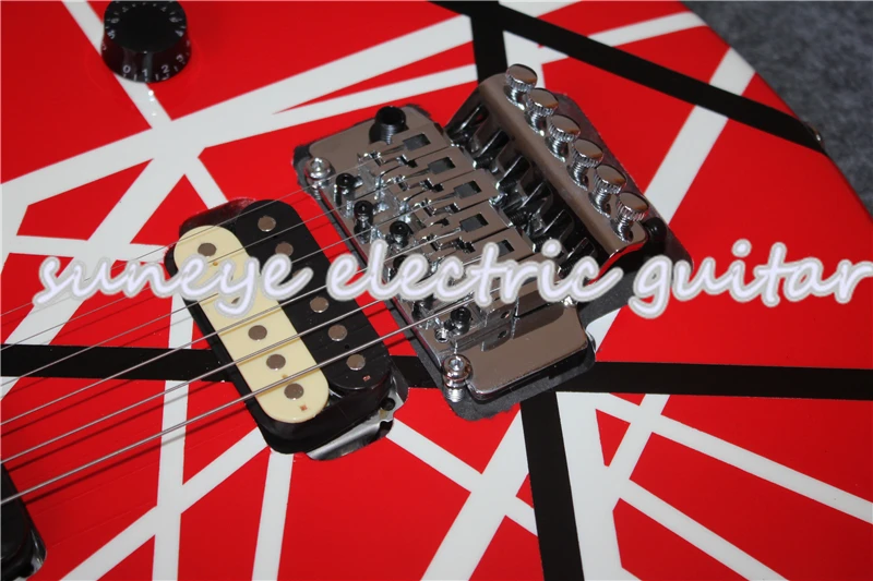 Горячая продажа Вольфганг стиль EVH электрогитара клен гриф гитарра электрика DIY