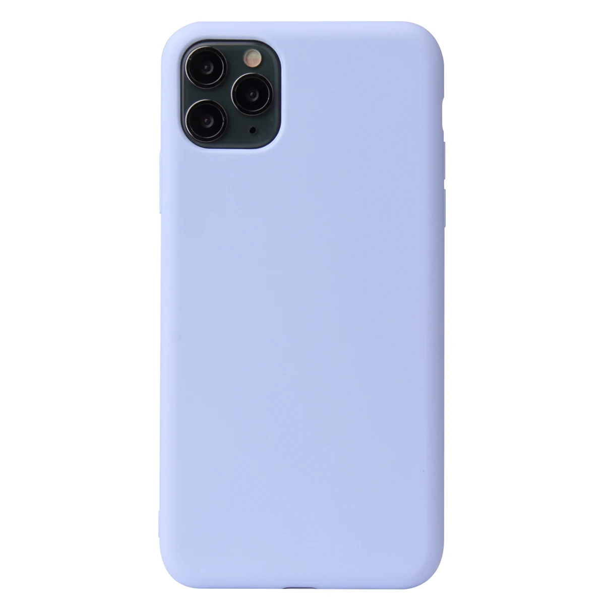 Lilac Violet Для IPhone 11 Pro Max чехол, силиконовый,, карамельный цвет, тонкий, мягкий, TPU, задняя крышка для Apple IPhone X XS Max XR 7 8 6S Plus - Цвет: Lilac Violet