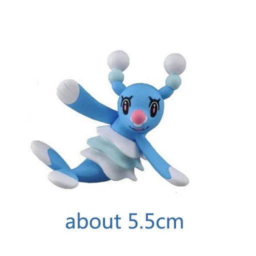 Takara Tomy Pokemon Popplio Brionne Primarina Аниме фигурки кукол игрушки подарки для фанатов мультфильм фигурка коллекция моделей Игрушек - Цвет: b