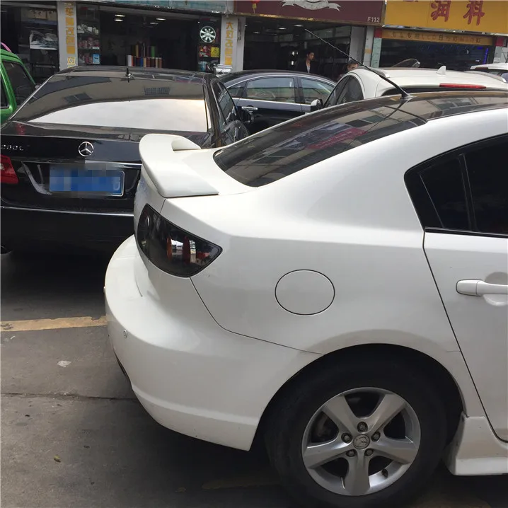 Спойлер для Mazda 3 спортивный спойлер из АБС пластика заднего крыла автомобиля 2006