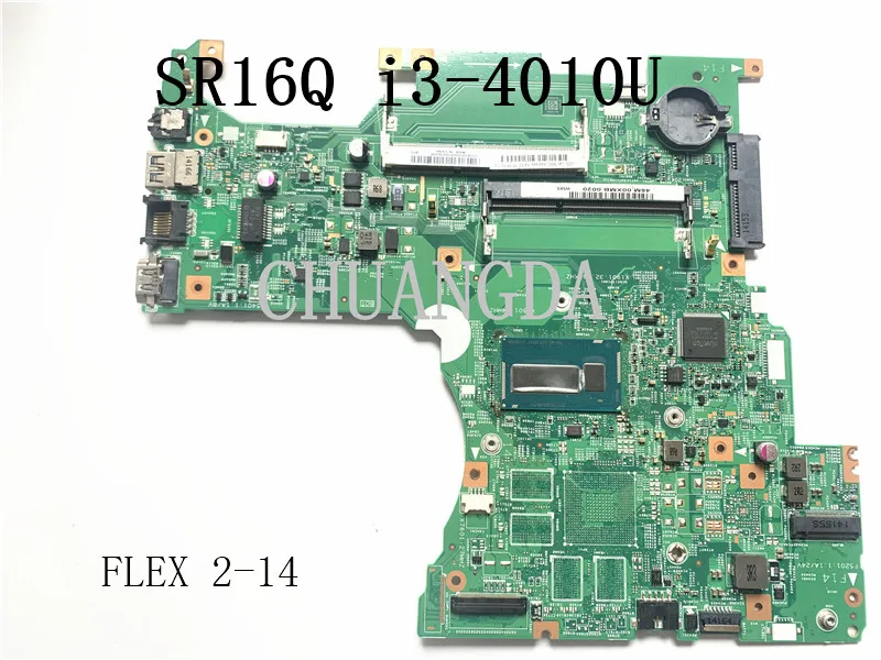 Для Lenovo Flex2 14 материнская плата портативного компьютера с I3 4010U процессор 13281 1