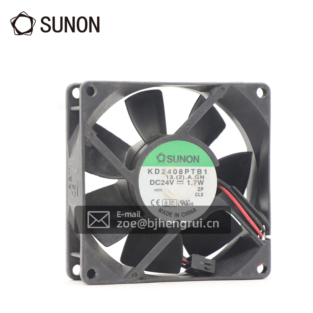SUNON KD2408PTB1 встроенный осевой Складной вентилятор двойной шариковый 2 9 Вт
