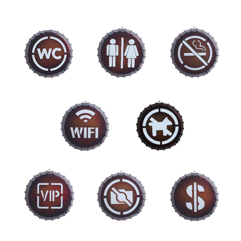 8 шт. ретро светодиодный неоновый колпачок для бутылок рекламная вывеска