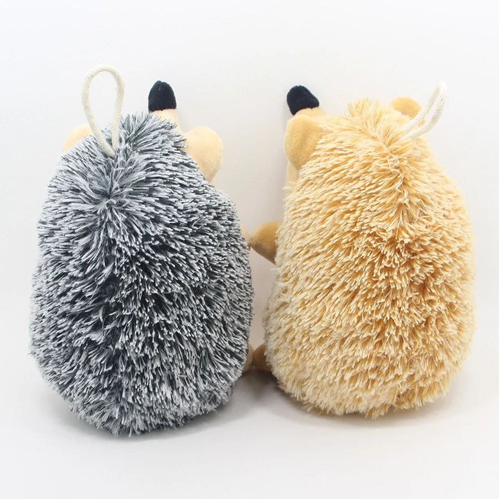 Simulation Hedgehog Soft Plush Dog Stuffed Doll Toys Interactive Squeaky Sound Chew Bite Resistant Toy Pets Accessories Supplie |