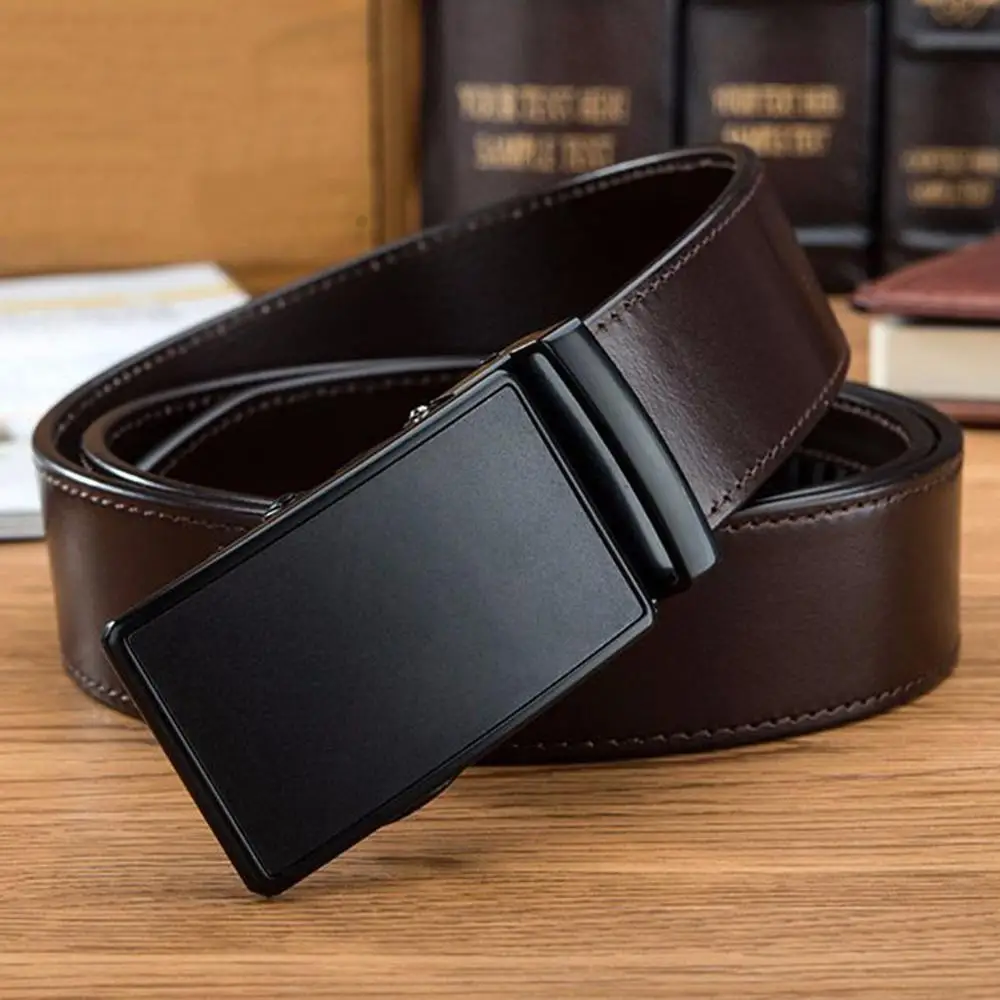 Ремень мужской из коровьей кожи ширина 35 мм автоматический | Аксессуары для