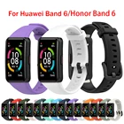 Ремешок для смарт-часов Huawei Band 6, силиконовый, цветной