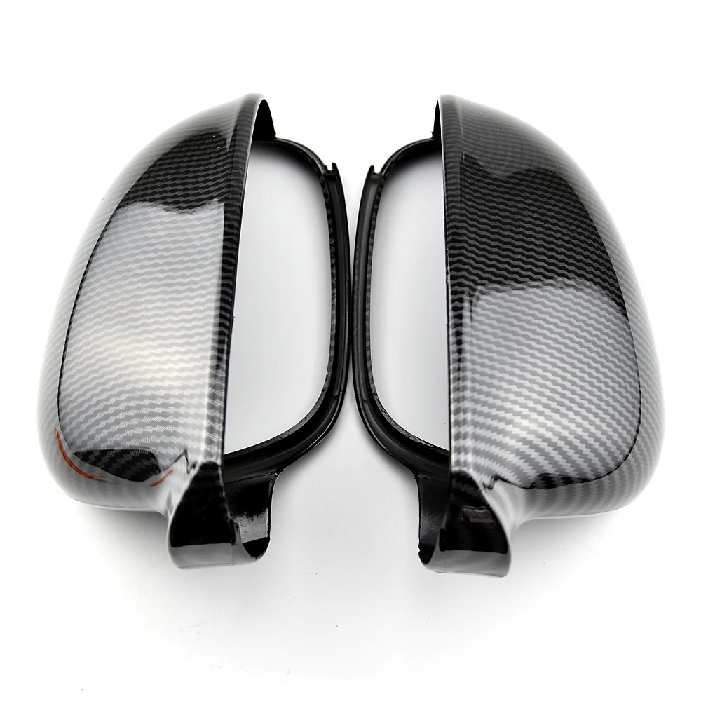 

For VW Golf MK5 2006 2007 2008 2009 2010 1K0857538/1K0857537 Car parts Replacement Rearview Side Wing Mirror Cover Carbon black