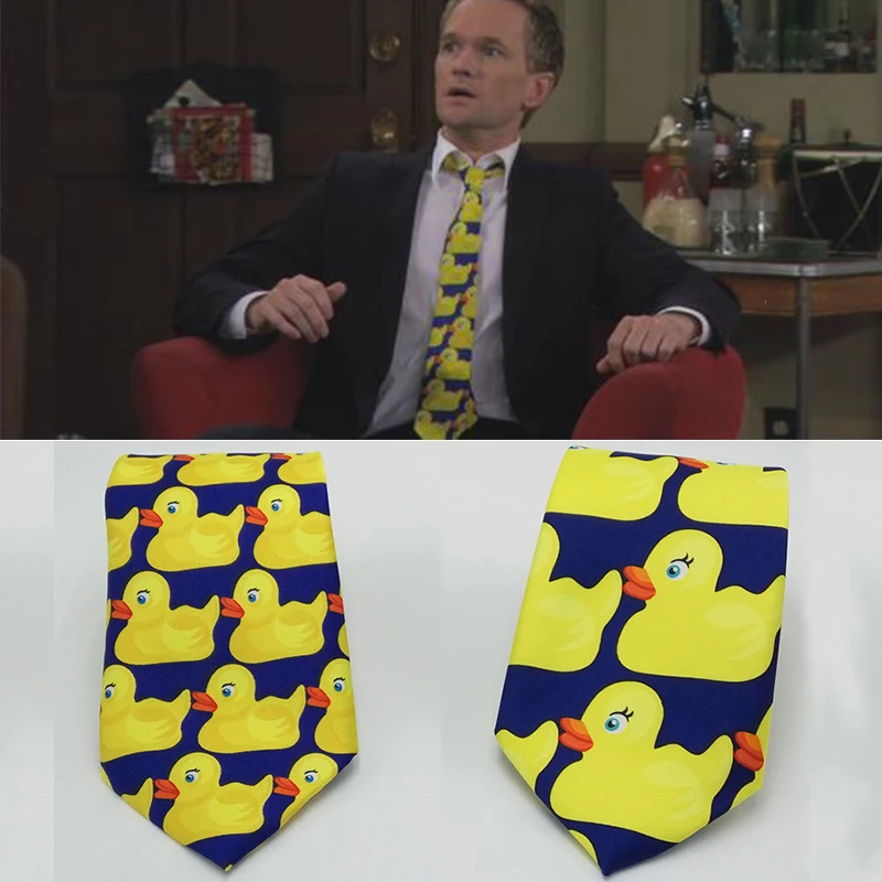 1 шт. мужской резиновый галстук утка|Аксессуары для костюмов| |