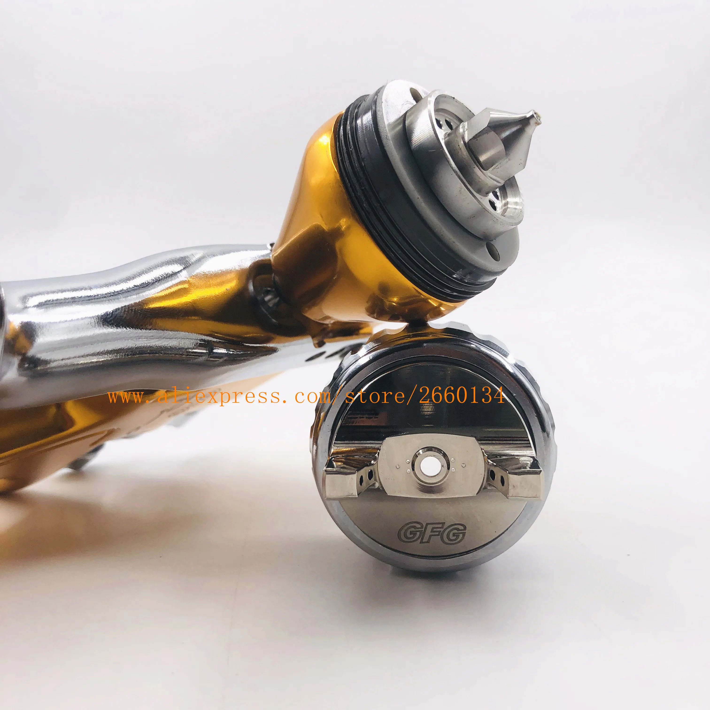 Ограниченная серия gold GFG Pro TT Профессиональный распылитель HVLP автомобильная краска самоокраска эффективный распылитель