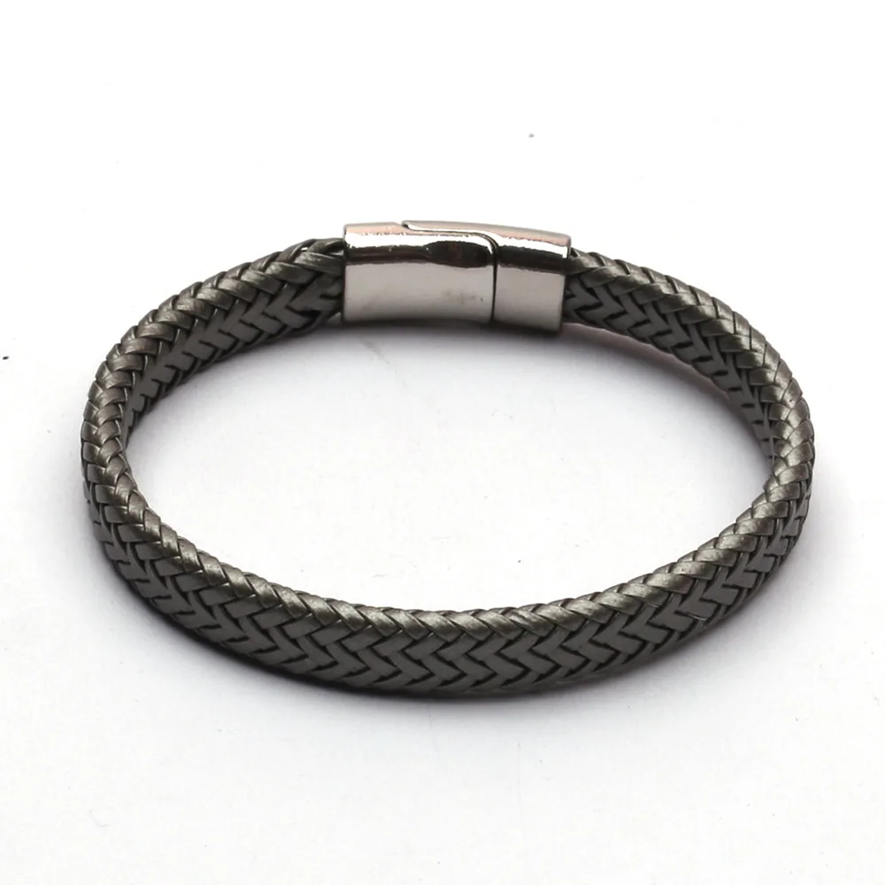 Кожаный браслет CUTEECO для пар модный панк студенческие украшения простой мужчин и