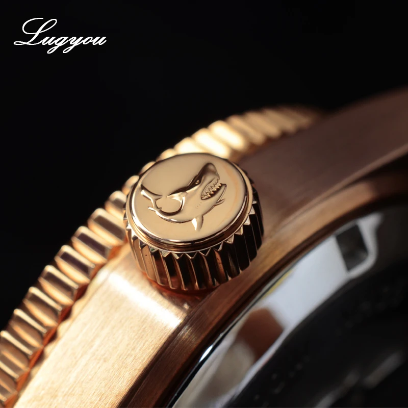 Lugyou San Martin 62Mas Diver механические Автоматические NH35 мужские часы бронзовые CUSN8