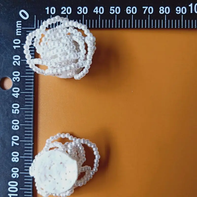 1 шт. 3D нашивки с жемчугом и цветами для одежды сделай сам Пришивные блестки