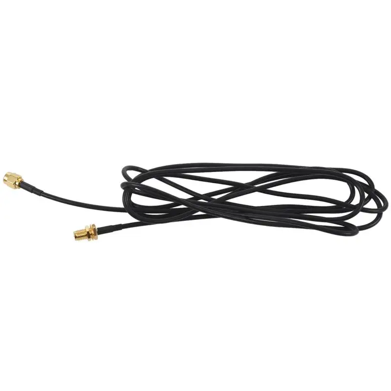 WIFI антенный Удлинительный кабель RP-SMA Штекерный к разъему RF адаптер RG174 2 м |