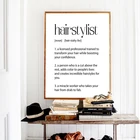 Парикмахерский стиль, художественные принты, декор для стен парикмахерской, подарки для парикмахерских, салонов красоты, настенное искусство, Картина на холсте