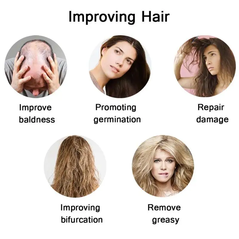 

7 Days Fast Hair Growth Essence Oil Ginger Hair Growth Hair Nourishing Loss Hair Repair Damaged Soften Treatment Serum 30ml W1X6