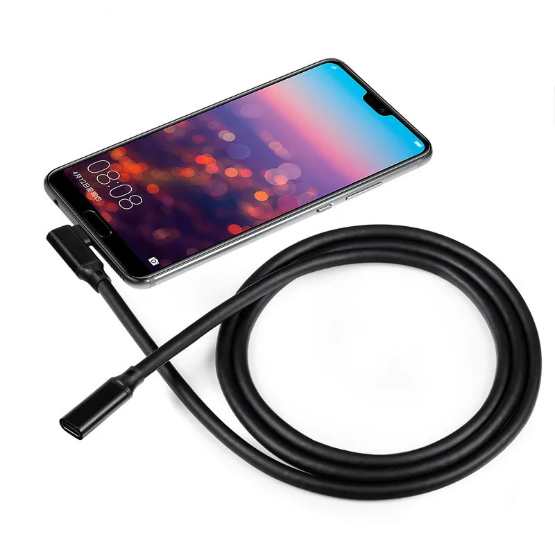 Колено 0 5 м 1 2 3 100 Вт PD 5A USB3.1 Type-C Удлинительный кабель 4K 60 Гц устройство для