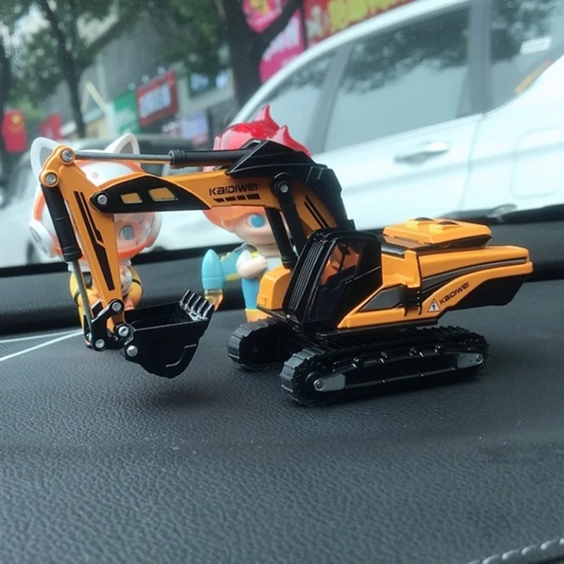 Изысканный 1:87 новый экскаватор игрушечный автомобиль сплав инженерной модель