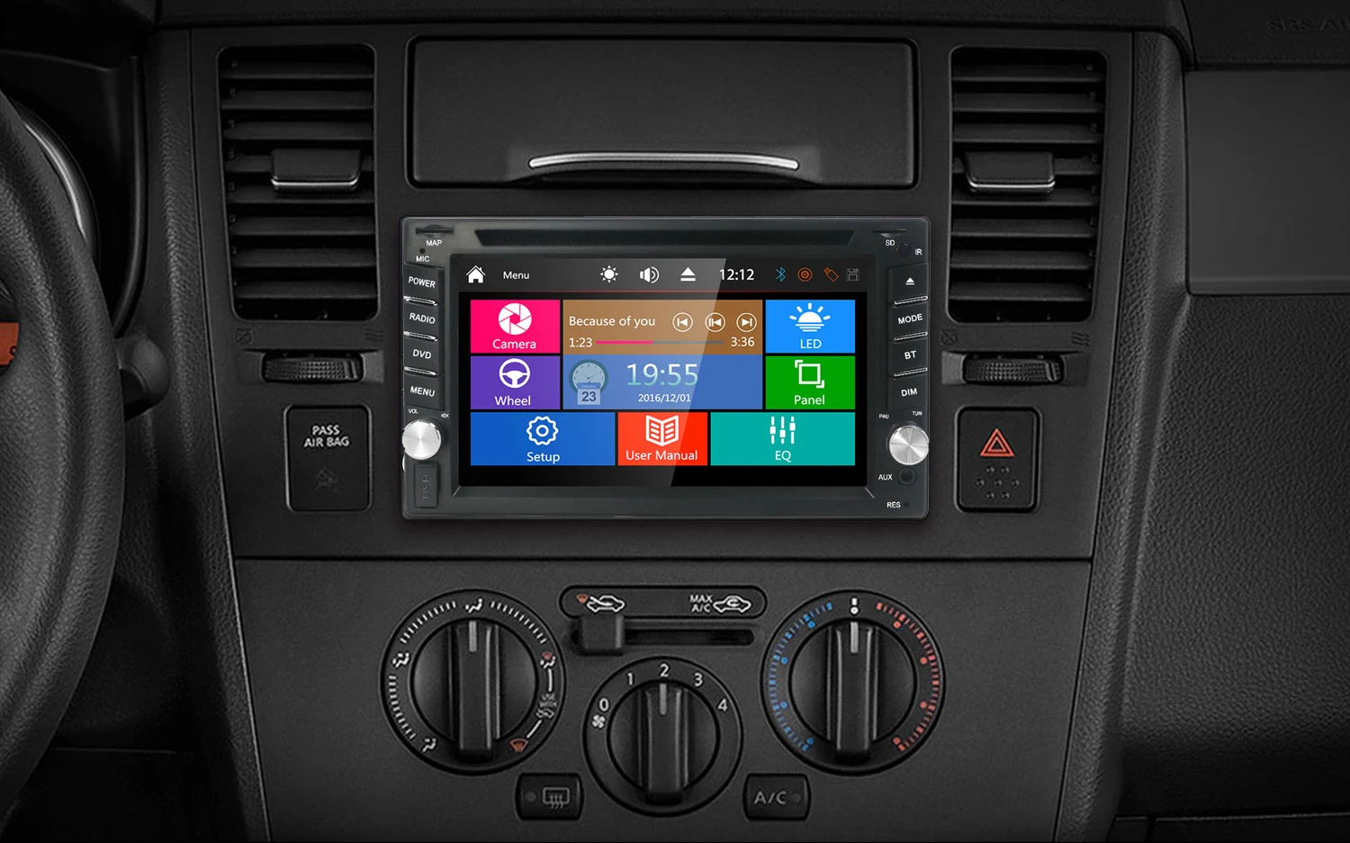 Автомагнитола Bosion 2 din с DVD-плеером GPS-навигацией и бесплатной камерой заднего вида