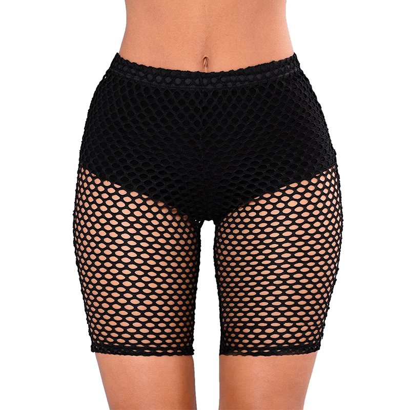 Женские трусы-бикини Sofkiny прозрачные эластичные в сеточку с завышенной талией |