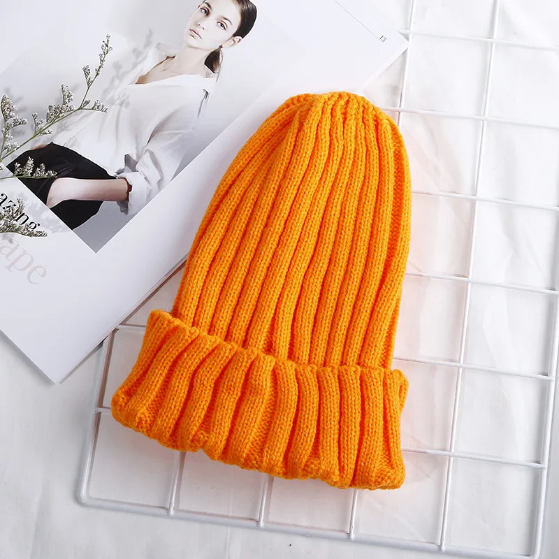 Осенне зимняя шерстяная шапка для мужчин и женщин с завивкой родителей детей